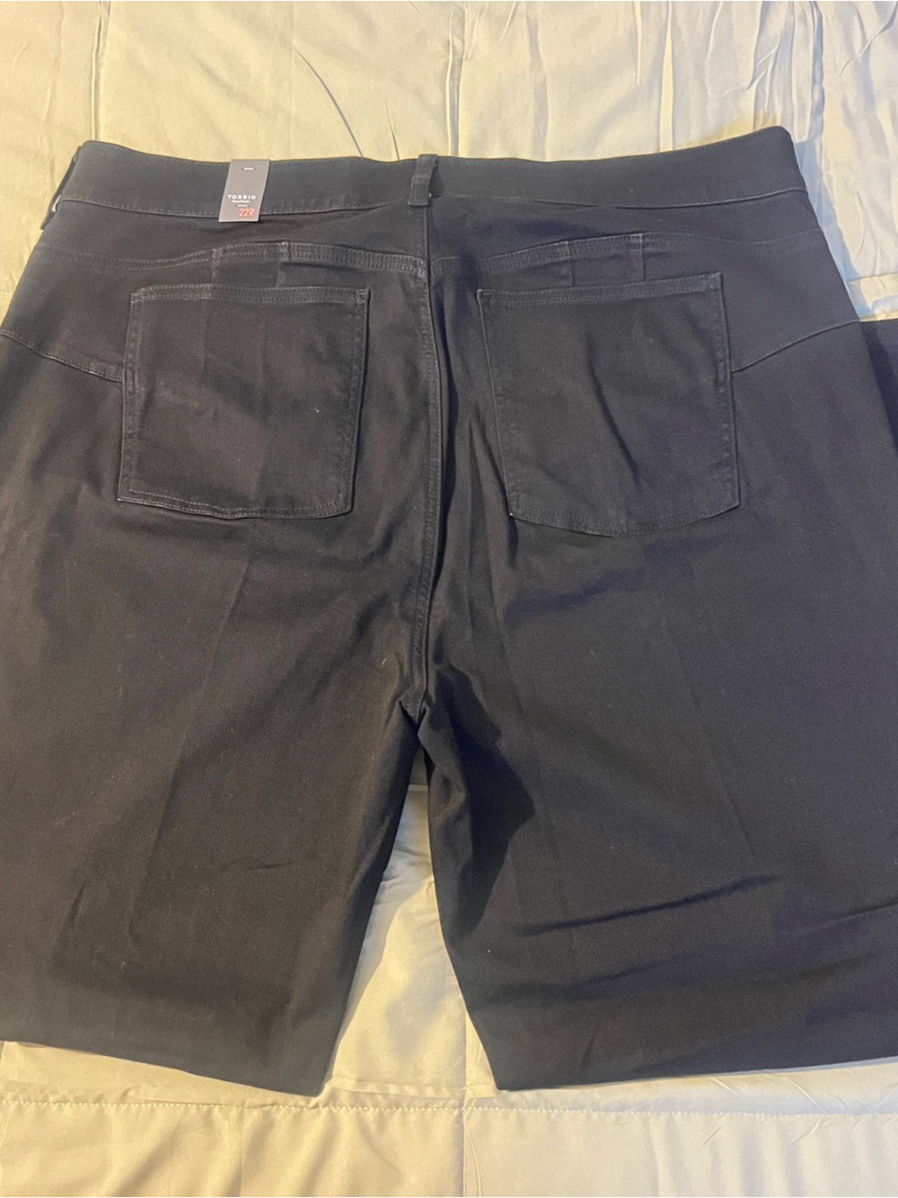 NWT Torrid Bombshell Wide Leg Super Soft High Rise Jeans Black Size 22R